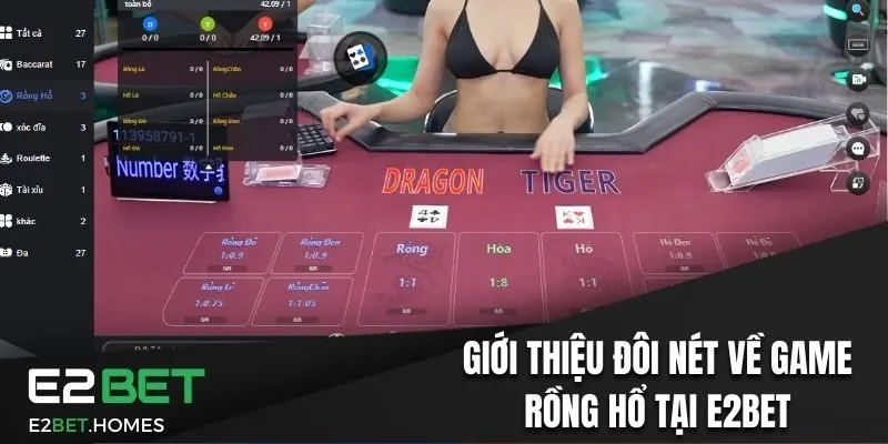 Giới thiệu đôi nét về game Rồng Hổ tại E2bet