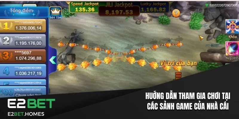 Hướng dẫn tham gia chơi tại các sảnh game của nhà cái